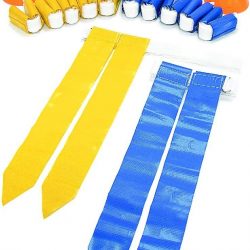 SKLZ 10 Man Flag Football + End Zone Pylons, Complete Indoor & Outdoor Training Set