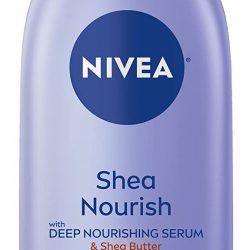 NIVEA Shea Nourish Body Lotion, Dry Skin Lotion with Shea Butter, 16.9 Fl Oz Pump Bottle