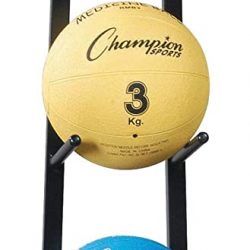 Champion Sports MBR1 Medicine Ball Tree Black, 14 Inch L X 11 Inch W X 52 Inch H