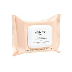 Honest Beauty Makeup Remover Wipes with Grape Seed & Olive Oils | Paraben Free, Synthetic Fragrance Free, Dermatologist Tested, Cruelty Free | 30 Count