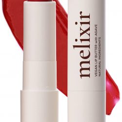 Melixir Vegan Lip Butter #09 Noir(Tinted) (+17 more colors) 0.13oz, Bee Free, Petrolatum Free, Deep Nourishing Plant-Based Vegan Chapstick, Vegan Lip Balm for Dry, Cracked and Chapped Lips, Moisturizing Lip Care Gift