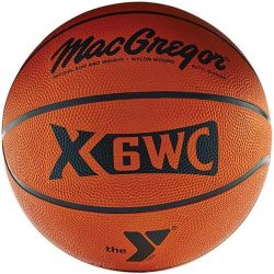 MACGREGOR Official Rubber Basketball W/YMCA Logo