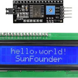 SunFounder IIC I2C TWI 1602 Serial LCD Module Display Compatible with Arduino R3 Mega 2560 16×2