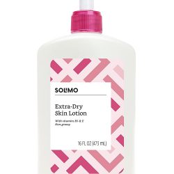 Amazon Brand – Solimo Extra-Dry Skin Lotion with Vitamins B5 & E, 16 fl oz