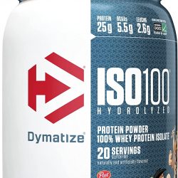 Dymatize ISO100 Hydrolyzed Protein Powder, 100% Whey Isolate Protein, 25g of Protein, 5.5g BCAAs, Gluten Free, Fast Absorbing, Easy Digesting, Fruity Pebbles, 20 Servings