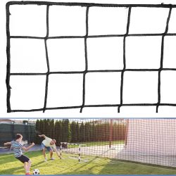 Wiseek Soccer Backstop Net, High Impact Soccer Barrier Net, Nylon Soccer Practice Sports Netting 10x20ft/10x30ft/10x40ft