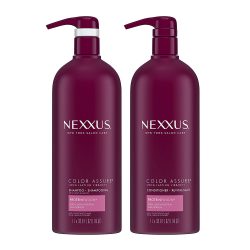 Nexxus Color Assure Shampoo and Conditioner for Color Treated Hair Color Assure Enhance Color Vibrancy for Up to 40 Washes 33.8 oz 2 Count