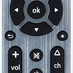 GE Universal Remote Control for Samsung, Vizio, LG, Sony, Sharp, Roku, Apple TV, TCL, Panasonic, Smart TVs, Streaming Players, Blu-ray, DVD, 4-Device, Silver, 33709