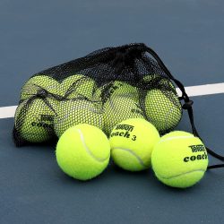 Teloon Pressure Training Tennis Balls-12 or 18 Count-Mesh Carry Bag，4 Colors Available，Pressureless Training Exercise Tennis Balls for Beginners.