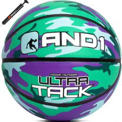 AND1 Ultra Grip Advanced Premium Rubber Basketball (Inflated) OR (Deflated w/Pump Included): Official Regulation Size 7 (29.5”) Streetball, Made for Indoor and Outdoor Basketball Games