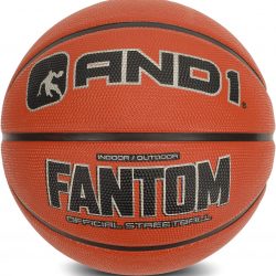 AND1 Fantom Rubber Basketball – Official Size Streetball, Made for Indoor and Outdoor Basketball Games