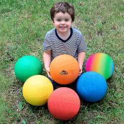 ToysOpoly Premium Playground Balls 8.5 inch, Best Kickball Dodgeball for Kids and Adults – Official Size for Dodge Ball, Handball, Square Game, Camps, Picnic, Church & School + Free Pump & Mesh Bag